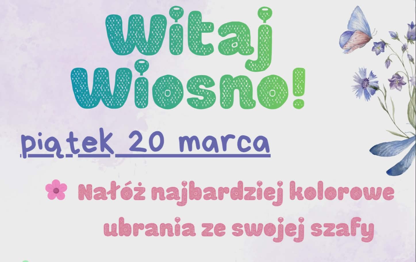 Zdjęcie do Dzień wiosny